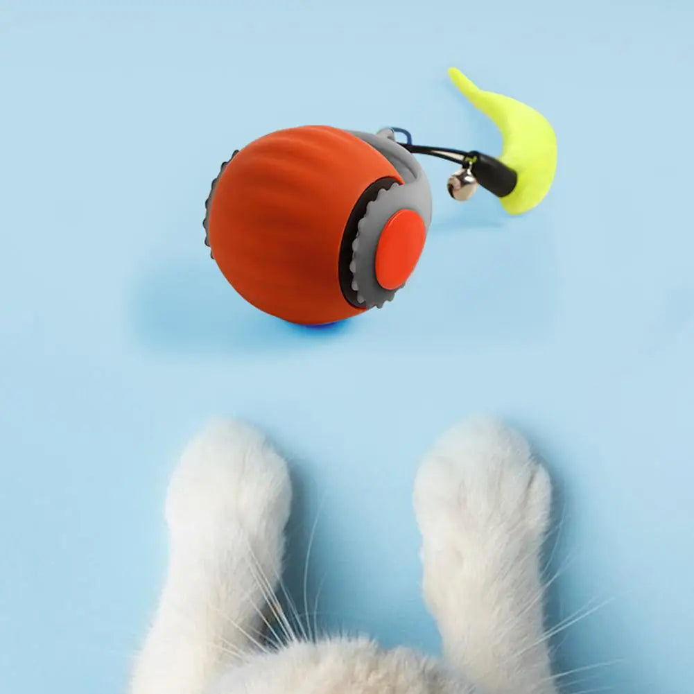 Interactive Cat Rolling Ball