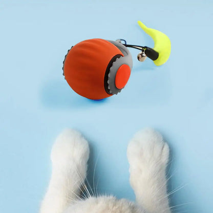Interactive Cat Rolling Ball