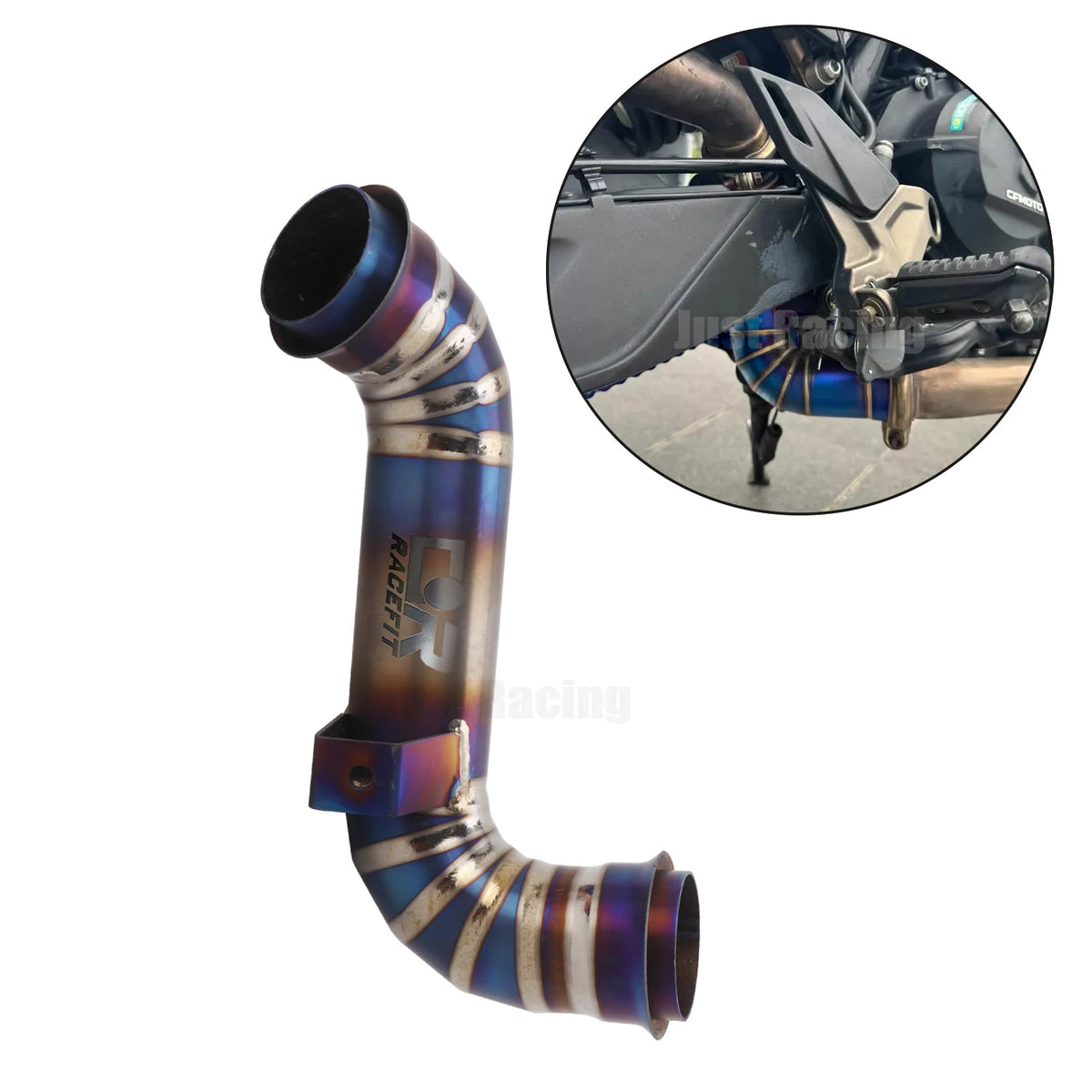 CFMOTO 1000MT-X Titanium Alloy Mid-Link Muffler Pipe