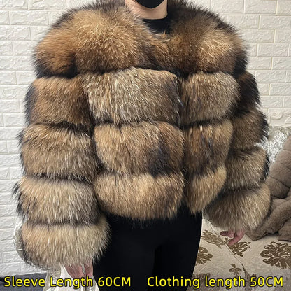 Raccoon Dog Fur Jacket