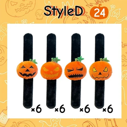 Plush Halloween Slap Bracelets