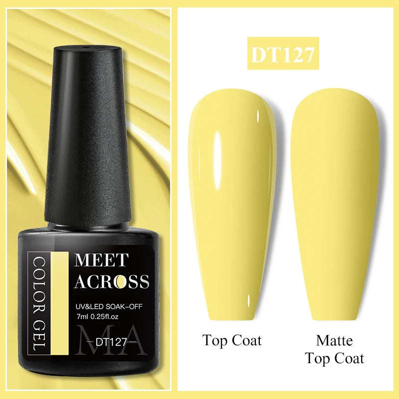 MEET ACROSS Matte Gel Polish