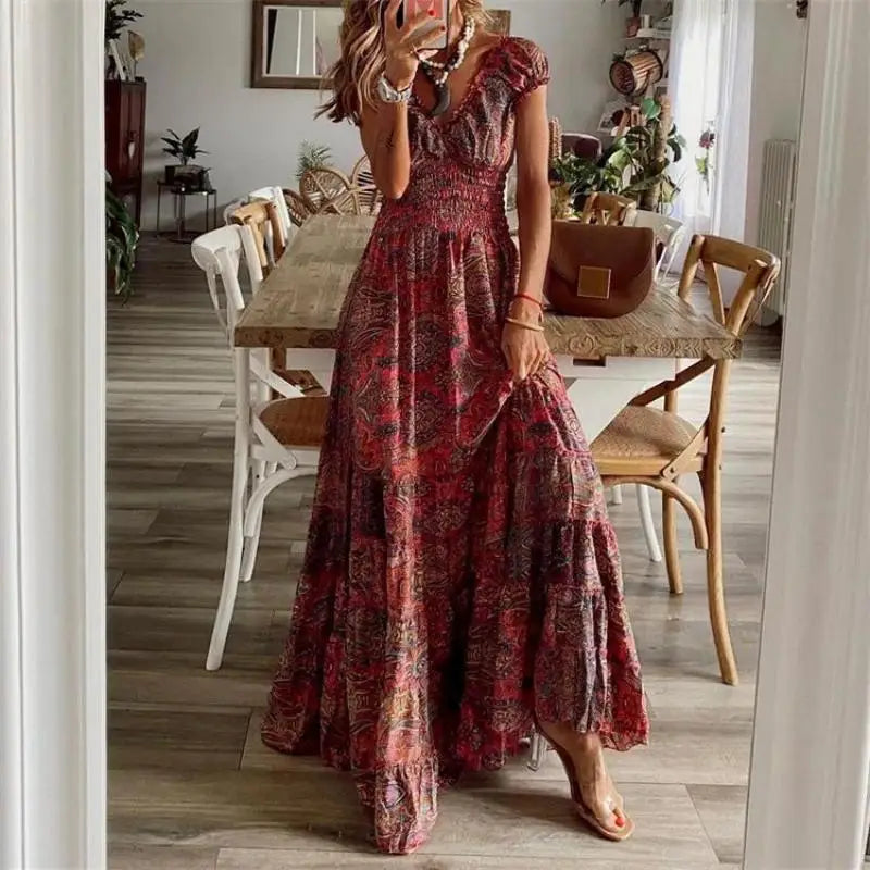Bohemian Print Dress