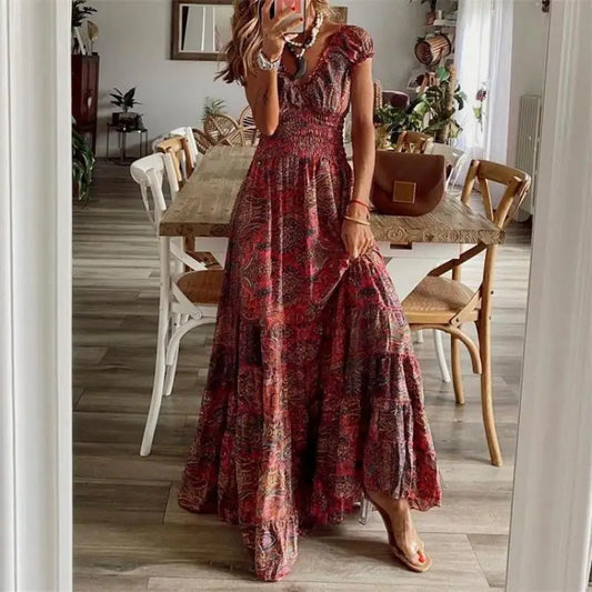 Bohemian Print Dress