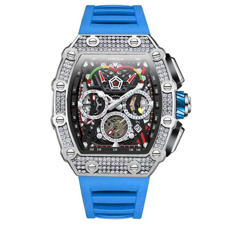 Multifunctional Barrel Quartz Watch