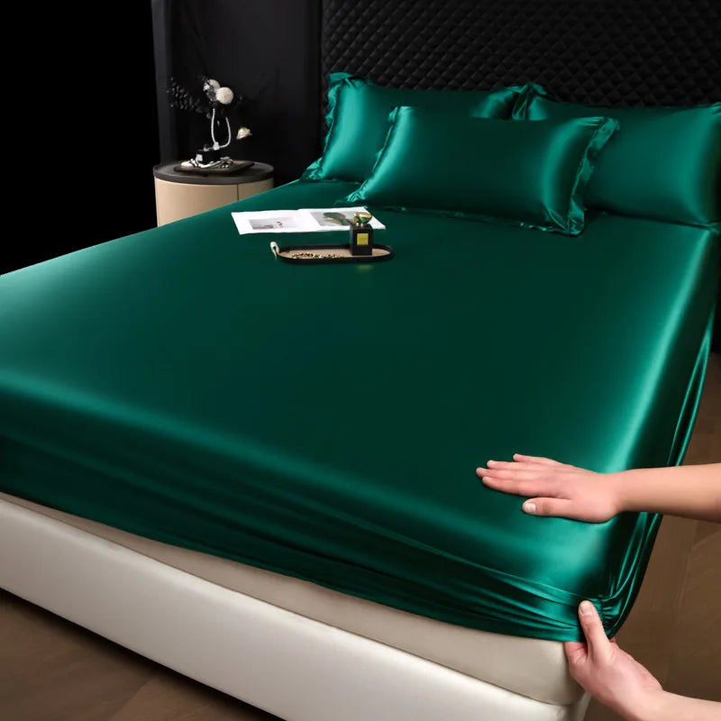 3-Piece Luxury Mulberry Silk Bed Sheet Set