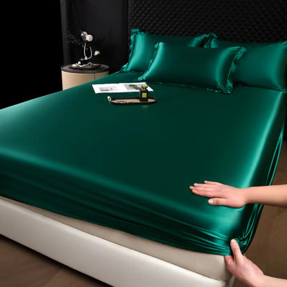 3-Piece Luxury Mulberry Silk Bed Sheet Set