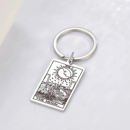 Tarot Key Chain Arcana Pendant