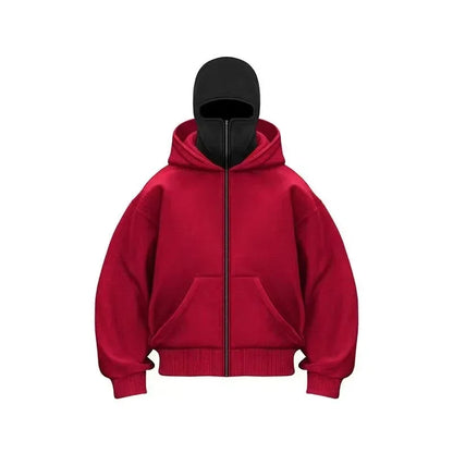 Face Mask Zip Hoodie