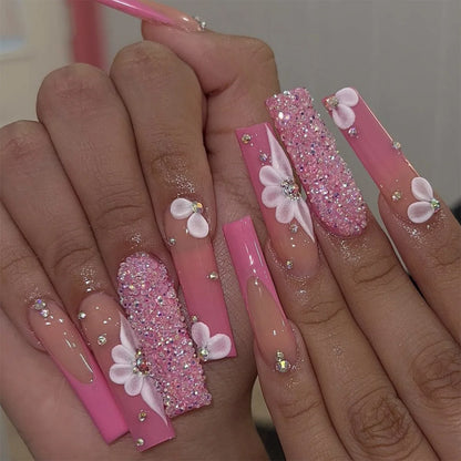 Leopard Cherry Press-On Nails