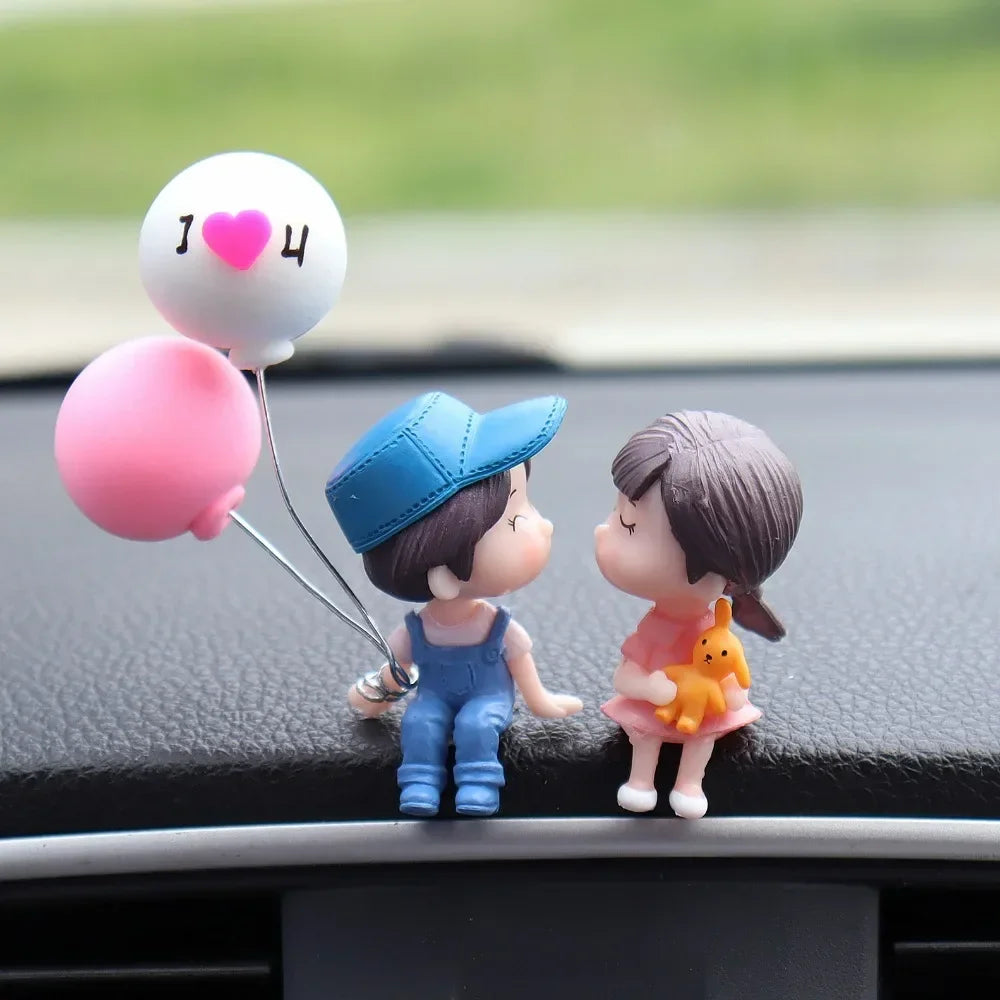 Romantic Couple Dashboard Ornament