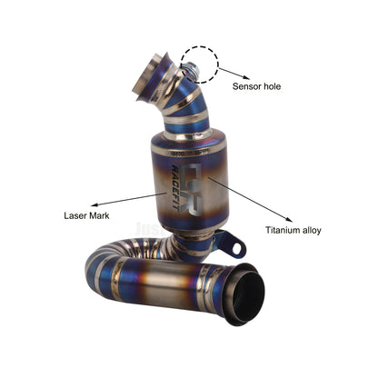 CFMOTO 1000MT-X Titanium Alloy Mid-Link Muffler Pipe