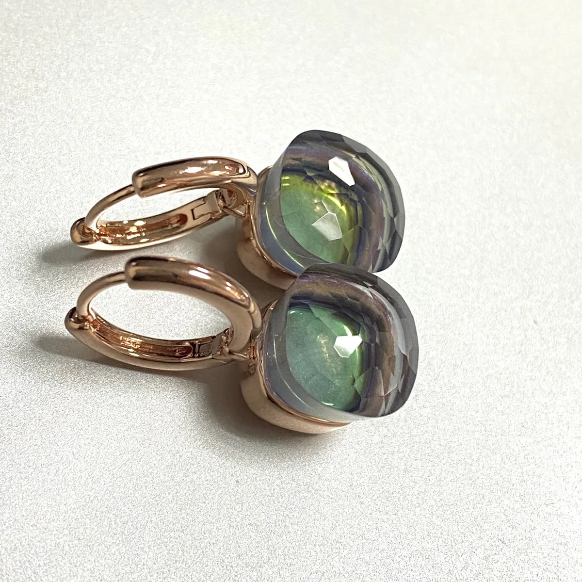 Square Crystal Earrings