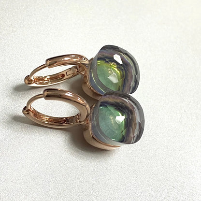 Square Crystal Earrings