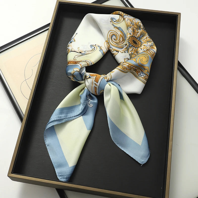 Scarf 70 70Cm Silk Square