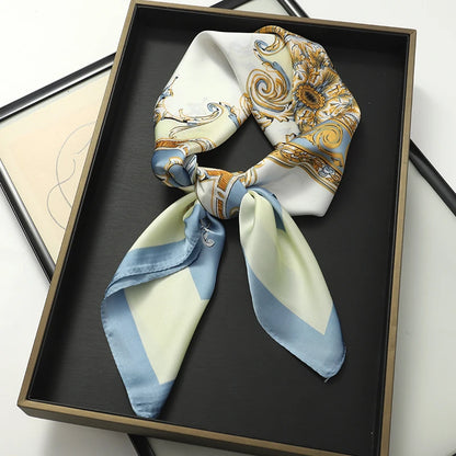 Scarf 70 70Cm Silk Square
