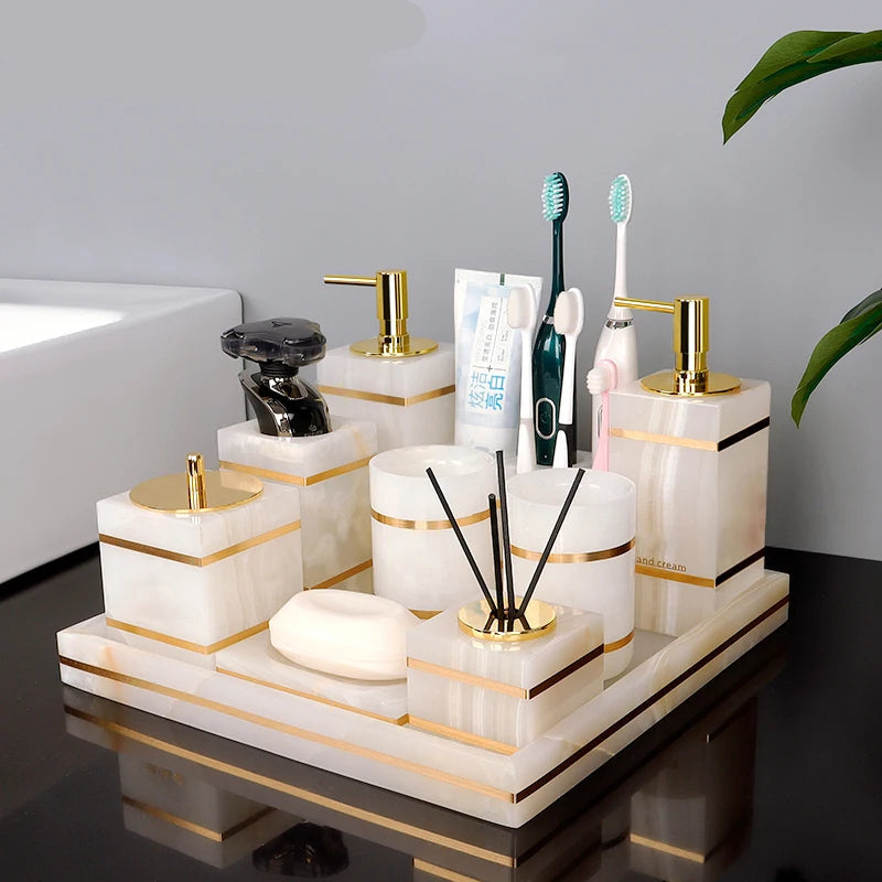Marble Bathroom Set