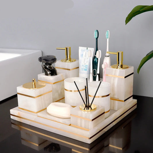 Marble Bathroom Set