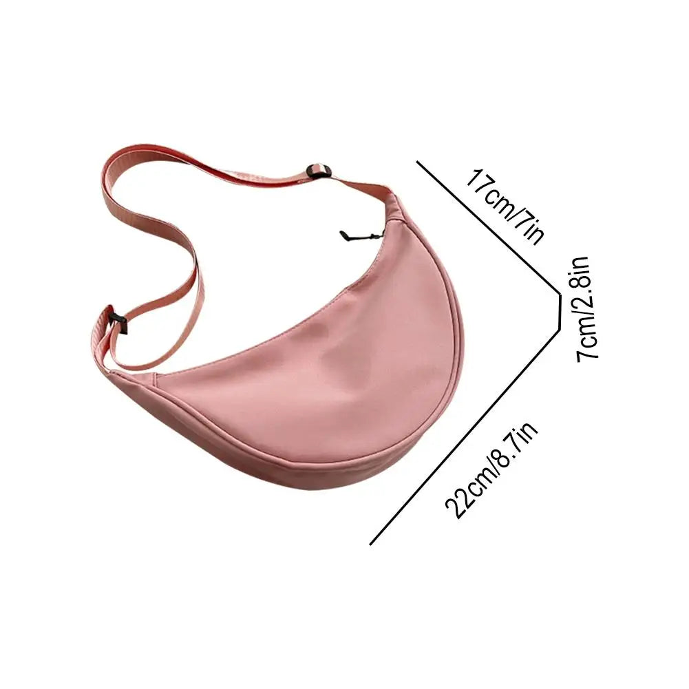Nylon Dumpling Shoulder Bag