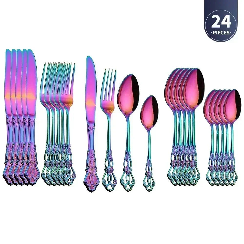 Luxury Gold Cutlery Set