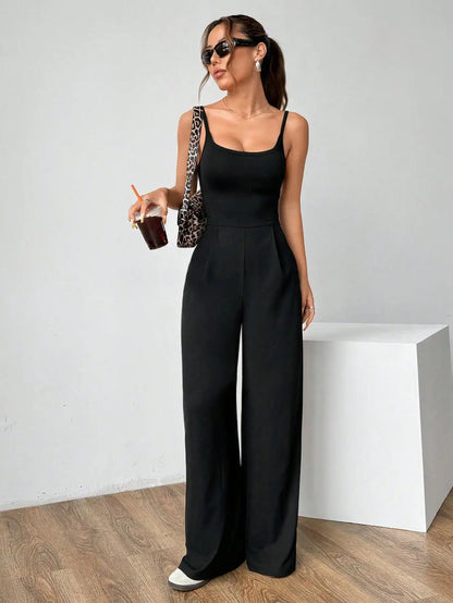 Solid Knit Jumpsuit