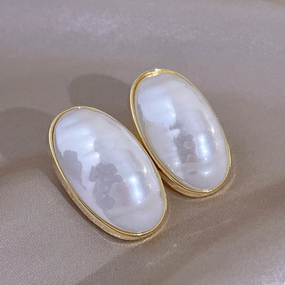 Pearl Geometric Earrings