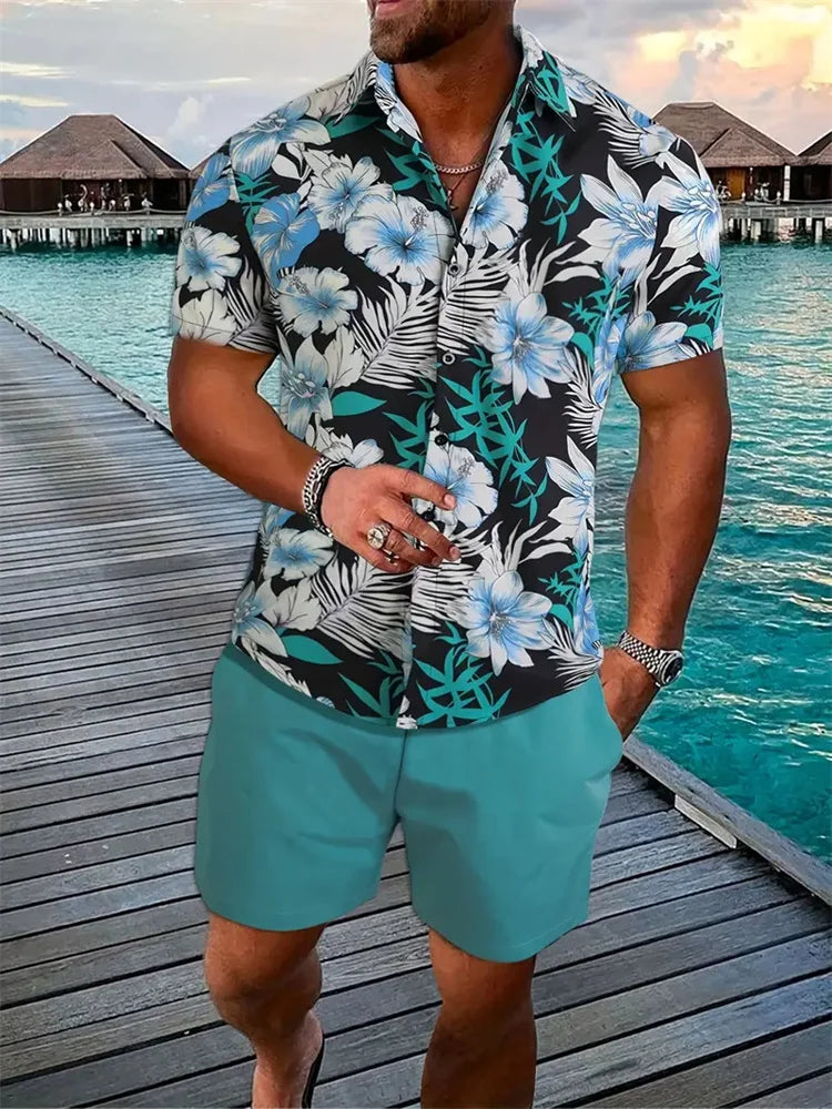 3D Print Hawaiian Shirt Set