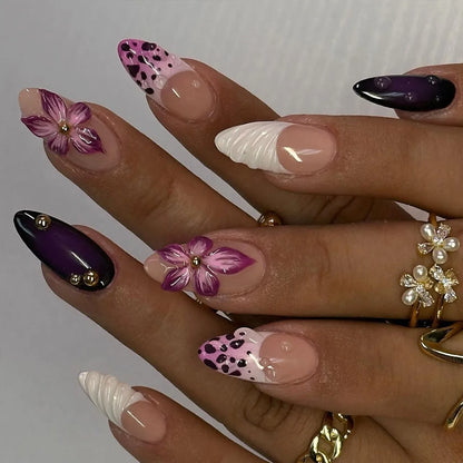 Floral Ballerina Press-On Nails
