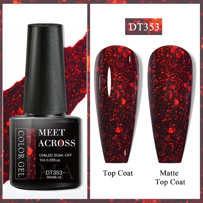 MEET ACROSS Matte Gel Polish