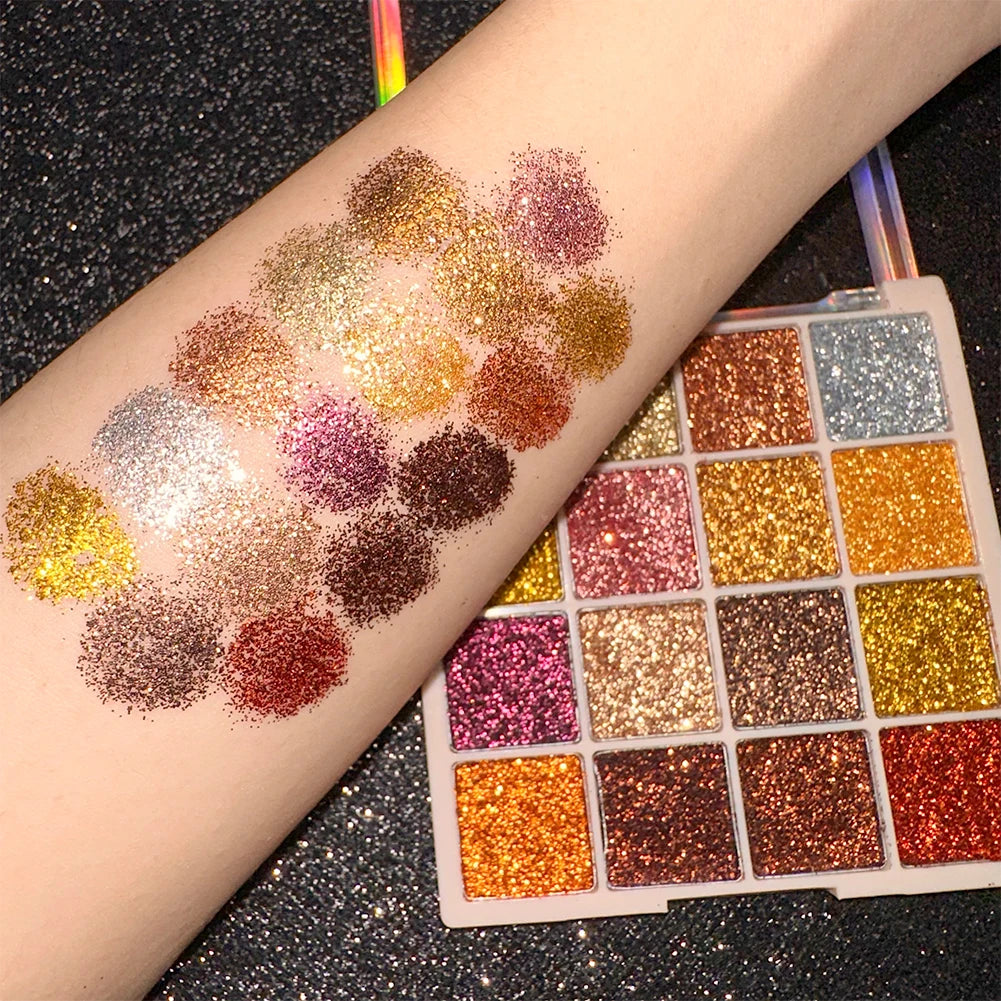 VERONNI 16 Color Glitter Palette