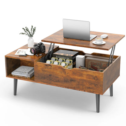Adjustable Wood Coffee Table