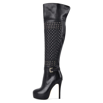 Chain Knee Boots