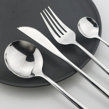 Metal Western Solid Cutlery Set