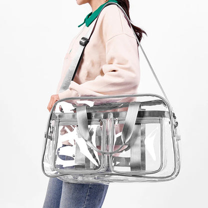 Clear PVC Travel Duffel Bag