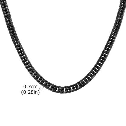High Stainless Round Cuban Chain Daily