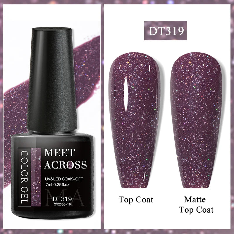 MEET ACROSS Matte Gel Polish