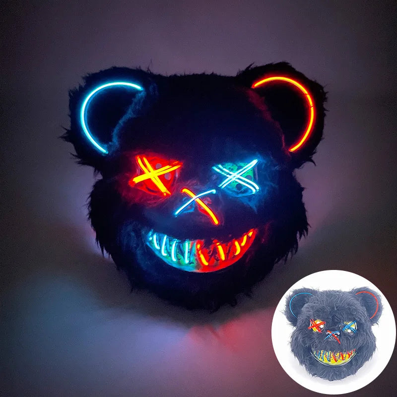 Glowing Bloody Animal Mask
