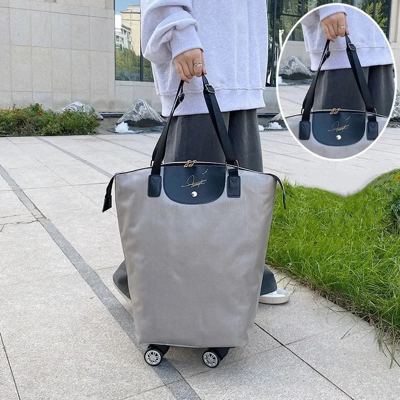 Foldable Rolling Shopping Cart