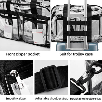 Clear PVC Travel Duffel Bag