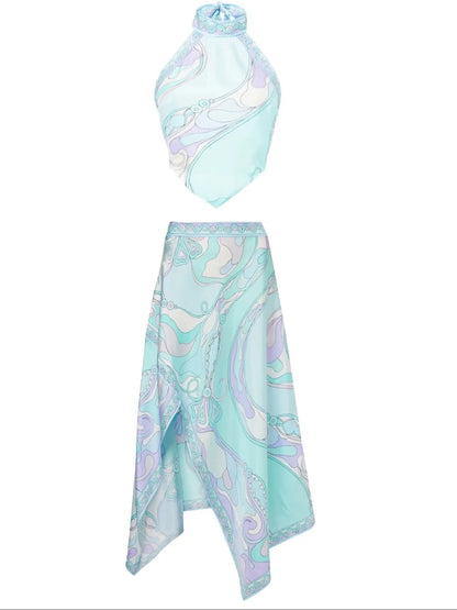Ruched Beach Set