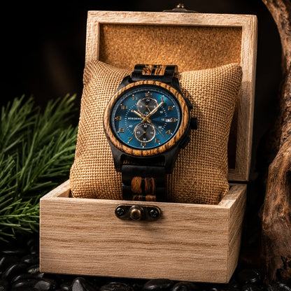 Bobobird Wooden Chronograph Watch