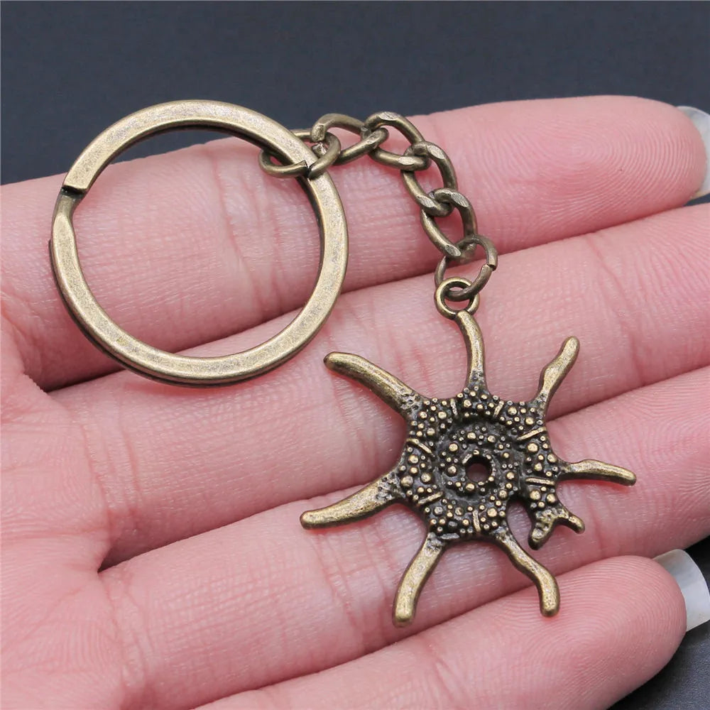 Seahorse Octopus Mermaid Keychains Nail