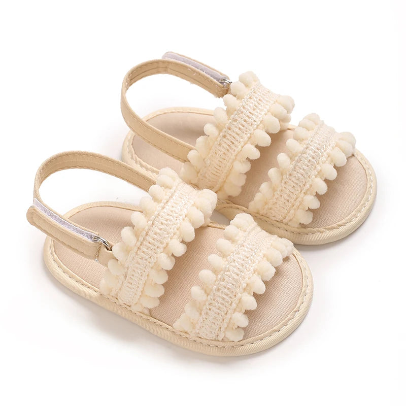 Cotton Soft-Sole Baby Sandals
