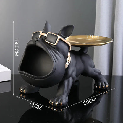 Bulldog Storage Statue
