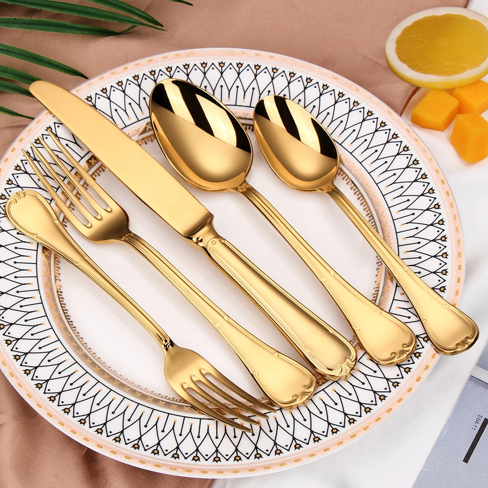 Metal Silver Cutlery Set Piece