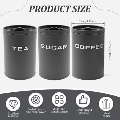 Metal Modern Style Storage Jar
