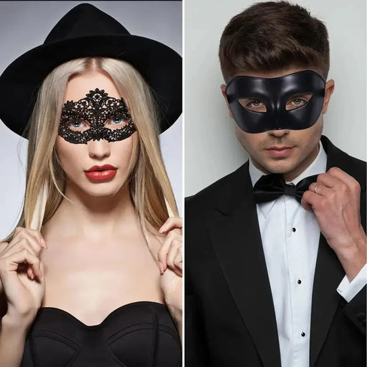 Couples Lace Masquerade Masks