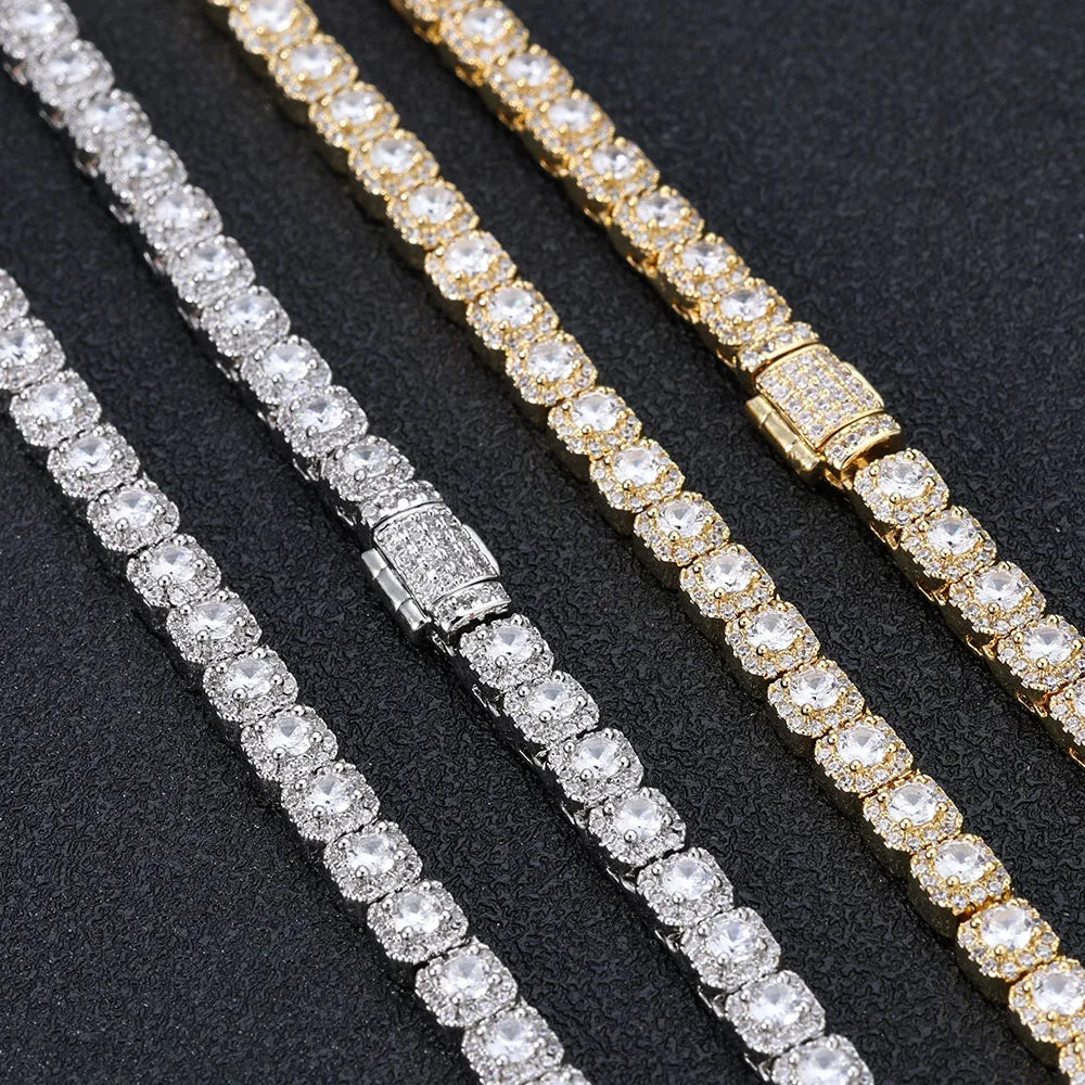 5mm Iced Tennis Chain Bracelet