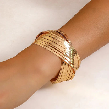 Vintage Geometric Cuff Bracelet