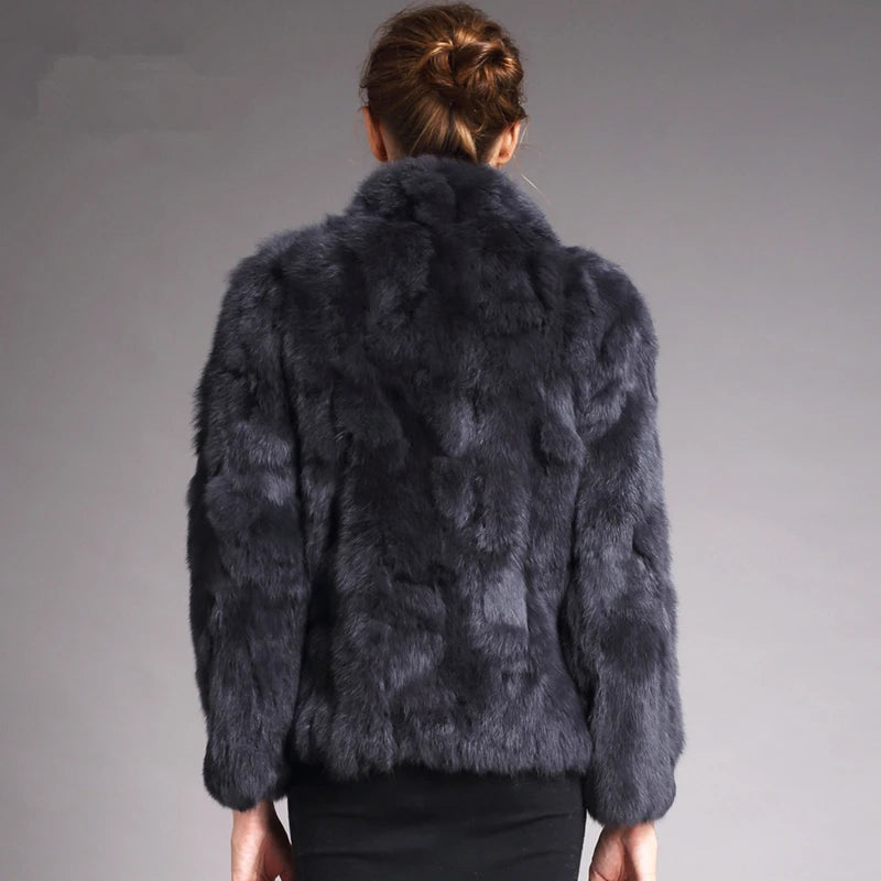 Rabbit Fur Bolero Jacket